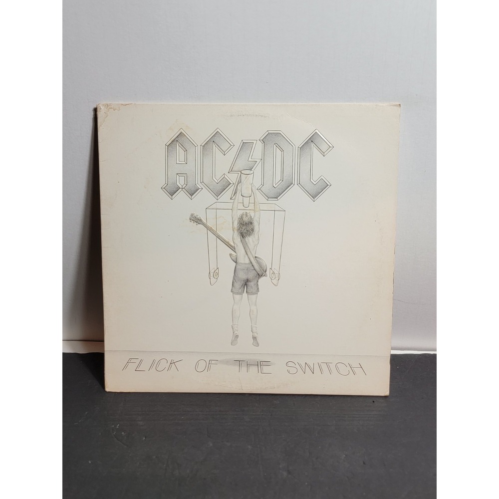 AC/DC Flick of the Switch 1983 OG Vinyl Record Album Atlantic 80100-1 LP